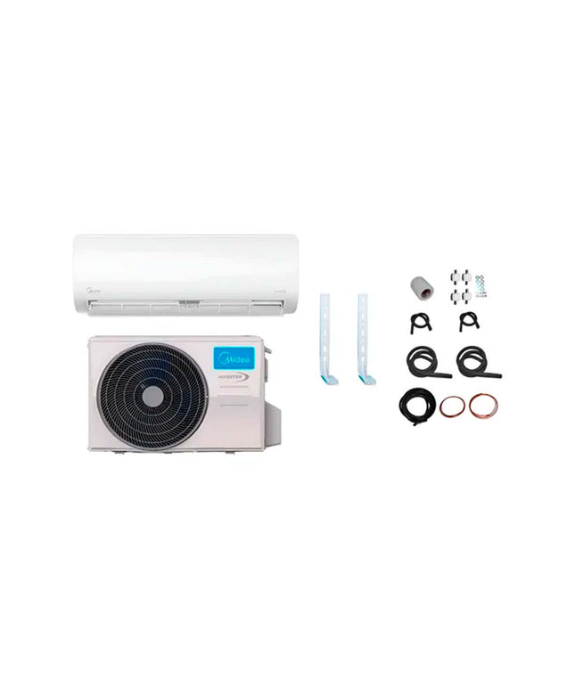 MIDEA AIRE ACONDICIONADO SPLIT LED 5822F Y KIT INSTALACION
