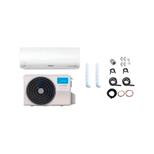 MIDEA AIRE ACONDICIONADO SPLIT LED 5822F Y KIT INSTALACION