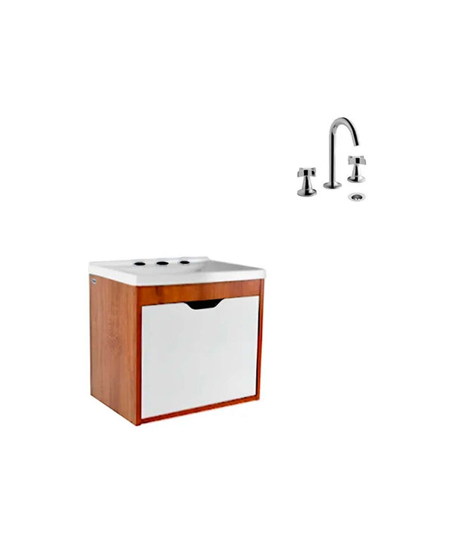 FERRUM TRAFUL KIT LAV 3 A M COLGAR JT303-BD Y GRIFERIA FV