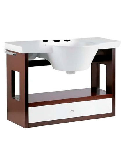 MUEBLE COLGANTE FERRUM MARINA 85CM X8HC Y LAVATORIO LH83J