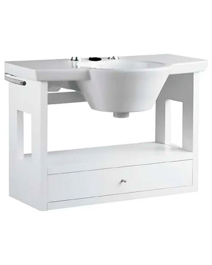 MUEBLE COLGANTE FERRUM MARINA 85CM X8HC B Y LAVATORIO LH81J