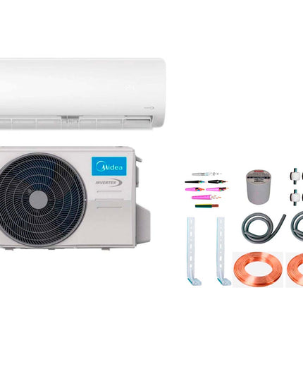 AIRE ACONDICIONADO MIDEA INVERTER SPLIT 3096F + KIT INSTALACION 3F5
