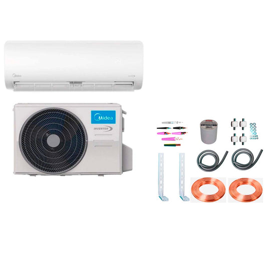 AIRE ACONDICIONADO MIDEA INVERTER SPLIT 3096F + KIT INSTALACION 3F5