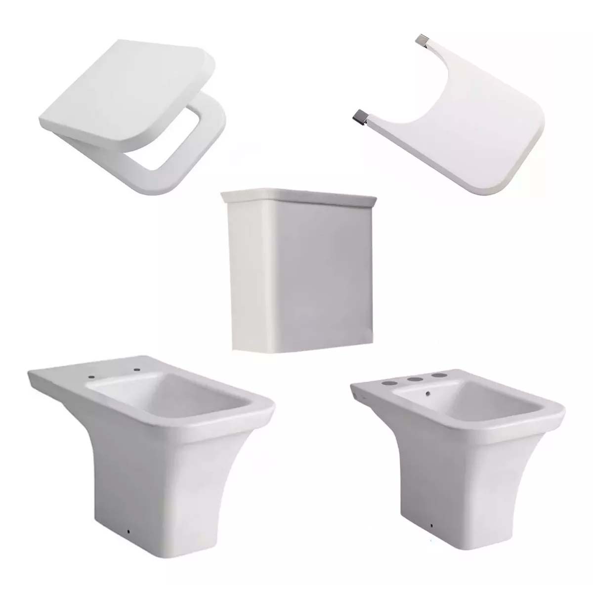 COMBO BAÑO LOZA FERRUM MILENA  5 PIEZAS