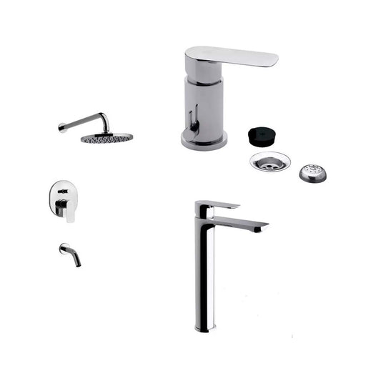 COMBO GRIFERIA FV COTY BAÑO DUCHA. LAVATORIO ALTO Y BIDET