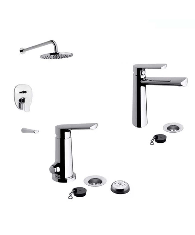 COMBO GRIFERIA FV AROMO LAVATORIO + BIDET + DUCHA MONOCOMAN