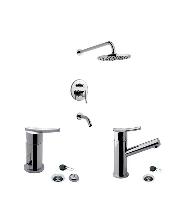 COMBO GRIFERIA FV LIBBY MONOCOMANDO BIDE DUCHA LAVATORIO