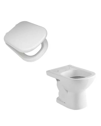 COMBO INODORO BARI CORTO FERRUM + TAPA ASIENTO INODORO TKXM