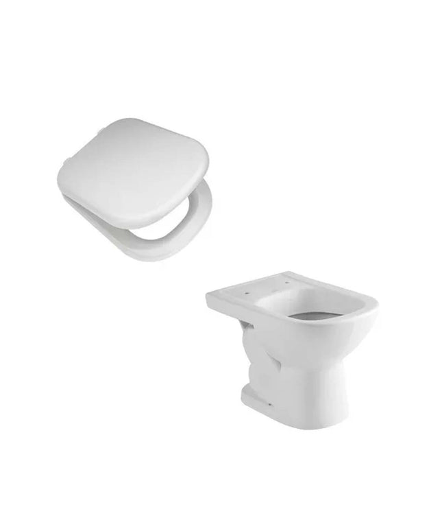 COMBO INODORO BARI CORTO FERRUM + TAPA ASIENTO INODORO TKXM