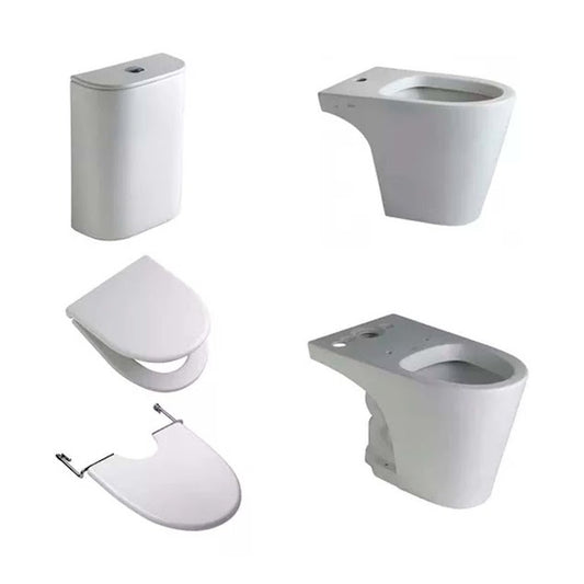 COMBO INODORO MARINA FERRUM LARG 6LTS BIDET TAPAS Y DEPOSITO
