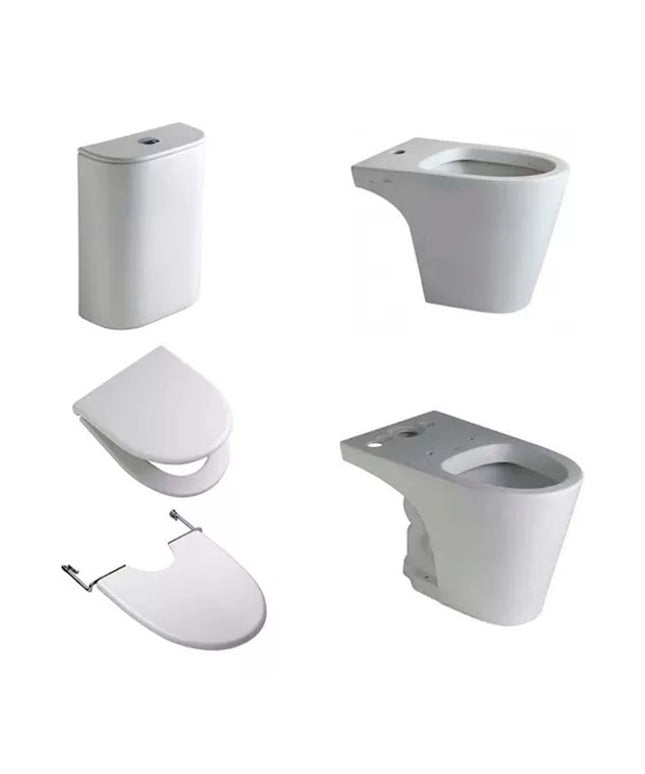 COMBO INODORO MARINA FERRUM LARG 6LTS BIDET TAPAS Y DEPOSITO
