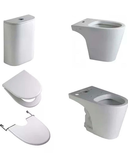 COMBO INODORO MARINA FERRUM LARG 6LTS BIDET TAPAS Y DEPOSITO