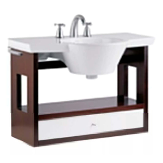 COMBO FERRUM LAVATORIO Y MUEBLE COLGANTE MARINA WENGUÉ 85CM