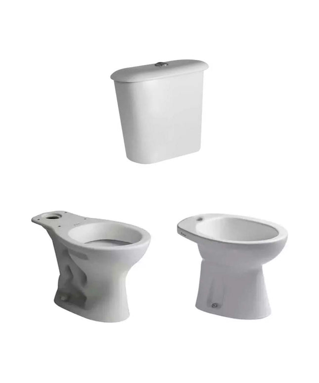 COMBO FERRUM INODORO LARGO ANDINA + BIDE  Y MOCHILA