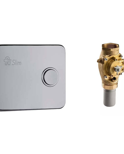 COMBO FV VÁLVULA SLIM INODORO 0378.01 +TECLA C/BOTÓN 0378.0