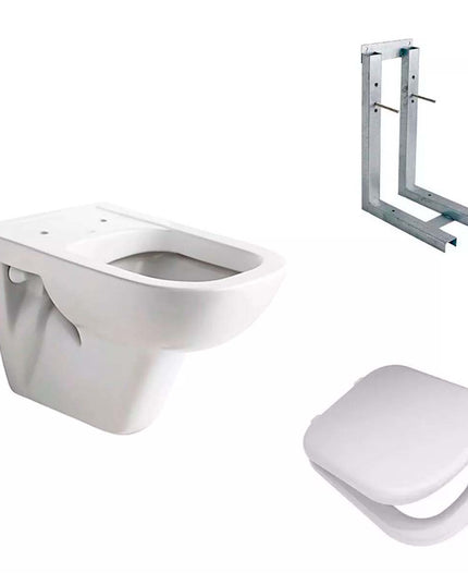 COMBO FERRUM BARI COLGAR INODORO + TAPA INODORO + SOPORTE