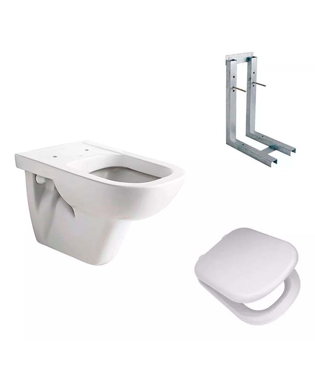 COMBO FERRUM BARI COLGAR INODORO + TAPA INODORO + SOPORTE