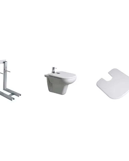 COMBO FERRUM BARI COLGAR BIDET + TAPA BIDET + SOPORTE