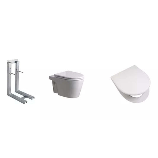 COMBO FERRUM MARINA INODORO COLGAR + TAPA INODORO + SOPORTE