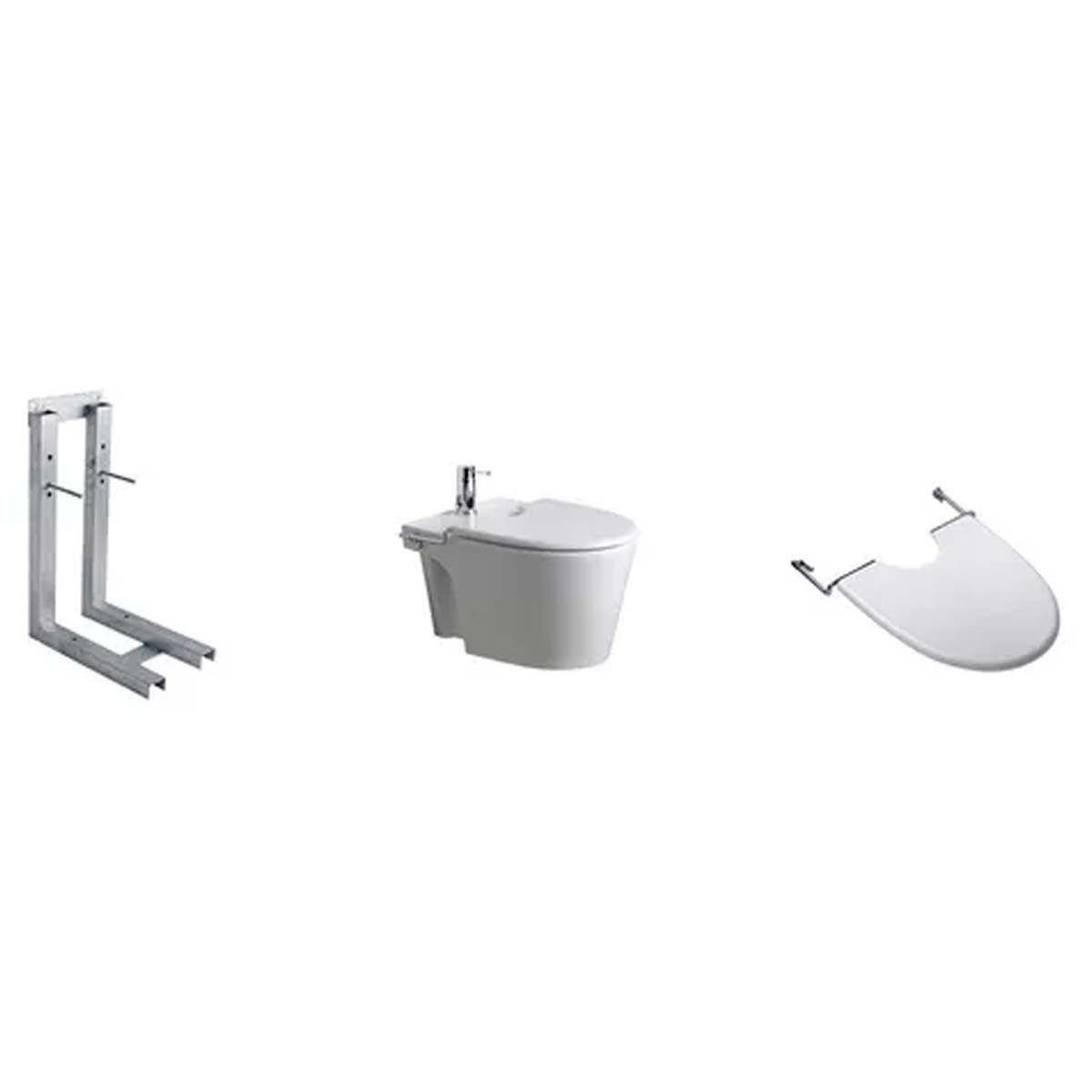 COMBO FERRUM MARINA BIDET COLGAR + TAPA Y SOPORTE