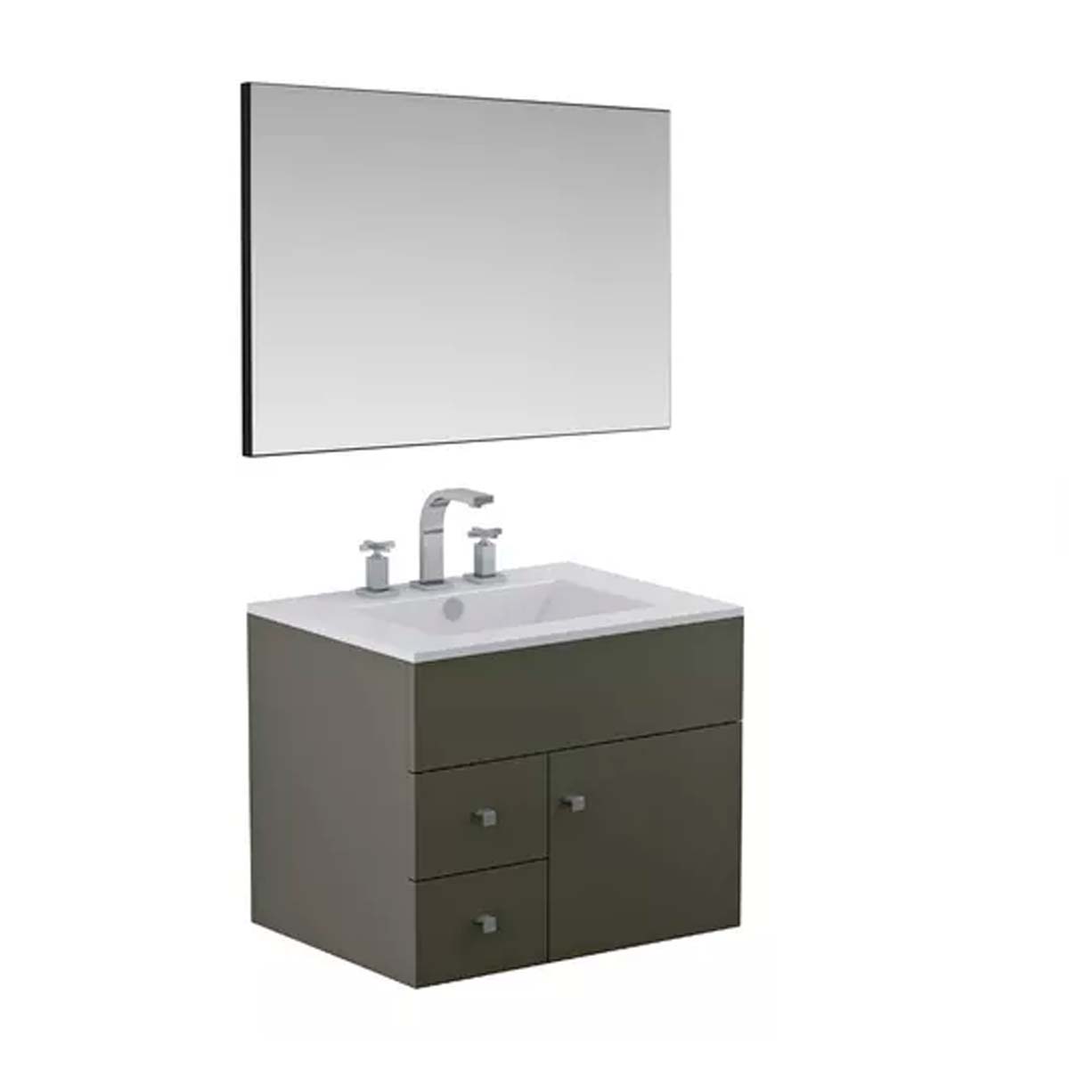 MUEBLE X6XD W8+LAVATORIO LX63FB+ESPEJO XEXA W7 FERRUM CADRI