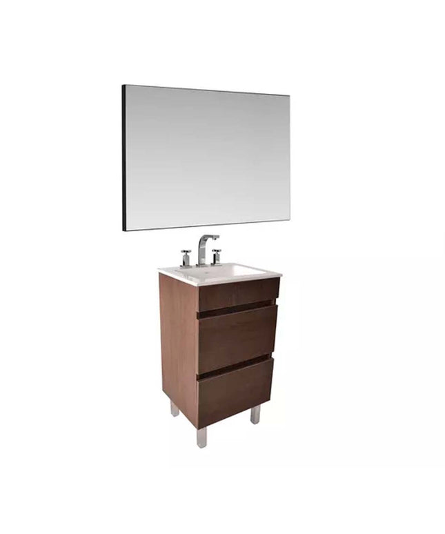 COMBO FERRUM MUEBLE X5DQ W7 +LAVATORIO LSJ1F B+ESPEJO XEXA