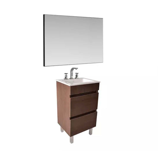 Combo Ferrum Mueble X5dq W7 +lavatorio Ljs1f B + Espejo Xexa