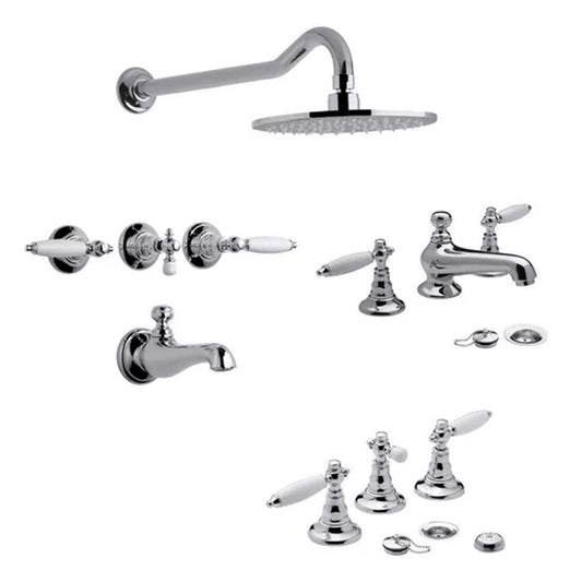 COMBO FV VERMONT LEVER LAVATORIO + DUCHA + BIDE /83L