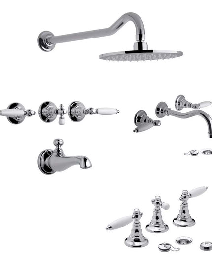 COMBO FV VERMONT LEVER LAVATORIO PARED +DUCHA +BIDE /83L