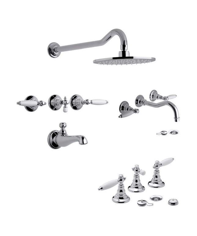 COMBO FV VERMONT LEVER LAVATORIO PARED +DUCHA +BIDE /83L