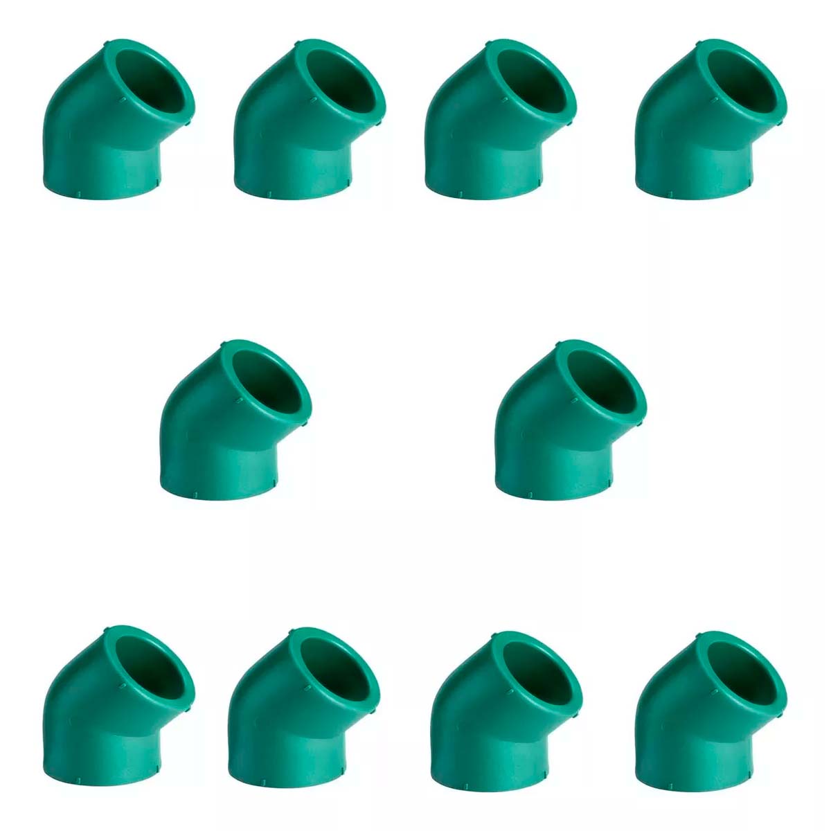 COMBO CODO NORMAL A 45 DE 20MM ACQUA SYSTEM DEMA X10 UNID