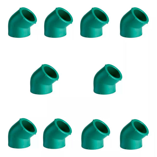 COMBO CODO NORMAL A 45 DE 20MM ACQUA SYSTEM DEMA X10 UNID