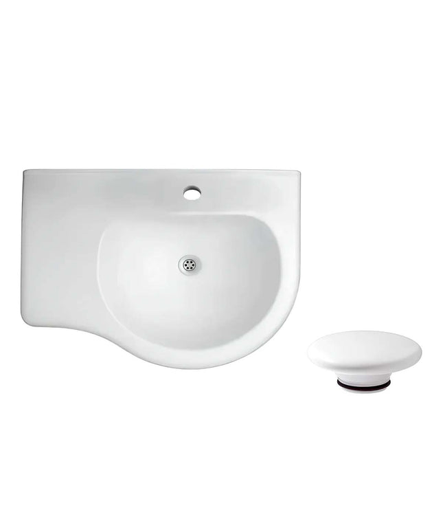 FERRUM AVIGNON LAVATORIO 65CM 1A L6I1J Y TAPON CERAMICO ZTSC