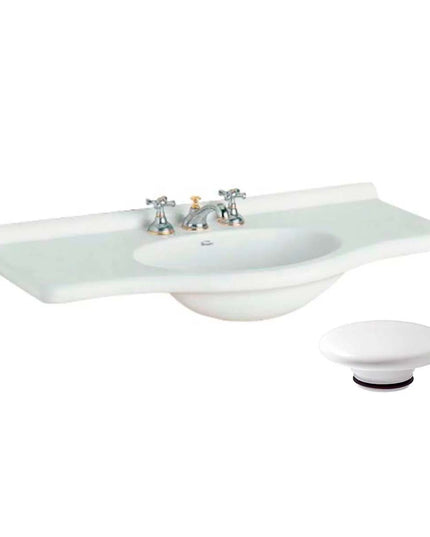 FERRUM LAVATORIO LIMOGES 110CM 3AG LIM3F Y TAPON CERAMICO