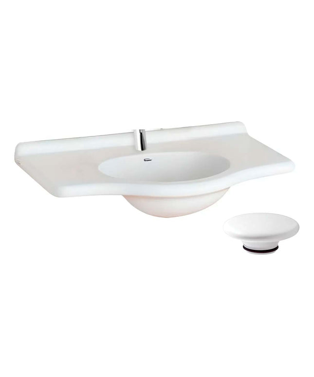 FERRUM LAVATORIO LIMOGES 85CM 1AG LI81F Y TAPON CERAMICO
