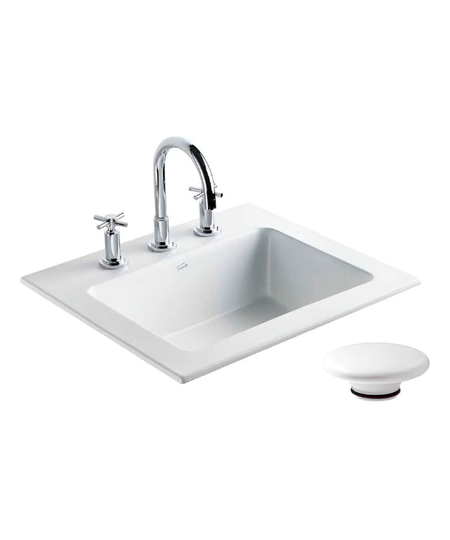 FERRUM SYMI LAVATORIO 3AG S/R CUADRA LDS3F-B Y TAPON ZTSC