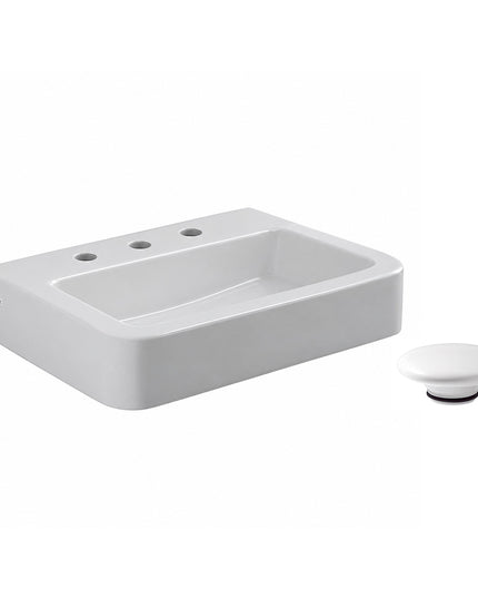 Ferrum Lavatorio Trento Ag Lel3j-b Tapon Ceramico