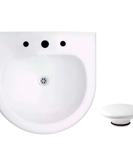 FERRUM AVIGNON LAVATORIO 50CM 3A L5M3J Y TAPON CERAMICO