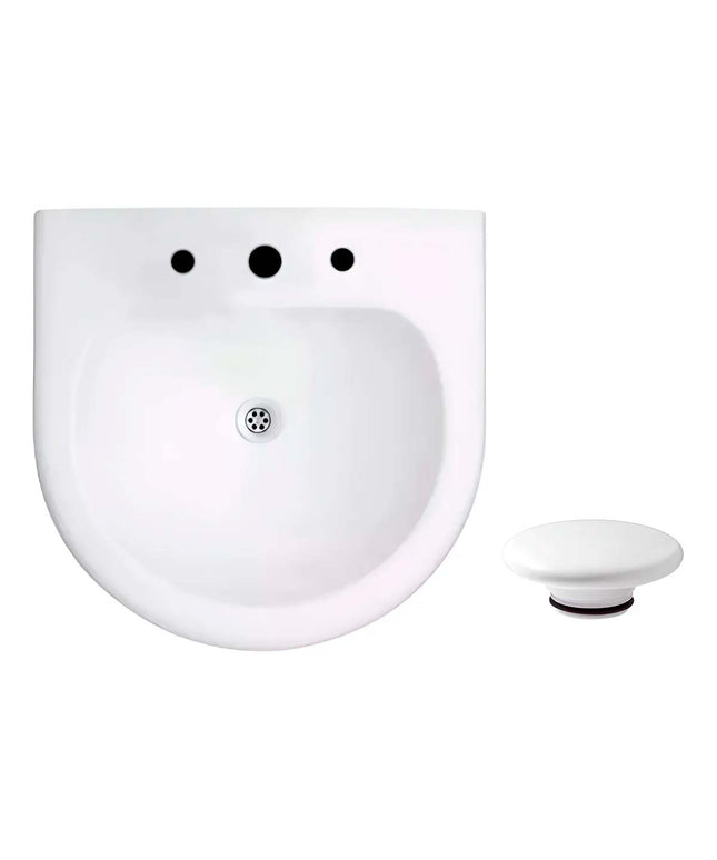 FERRUM AVIGNON LAVATORIO 50CM 3A L5M3J Y TAPON CERAMICO