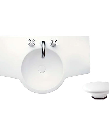 FERRUM LAVATORIO MARINA 85CM LH83J Y TAPON CERAMICO ZTSC