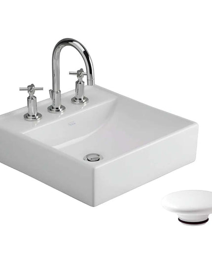 FERRUM TORI LAVATORIO CUADRA GRANDE 3AG L324 Y TAPON ZTSC