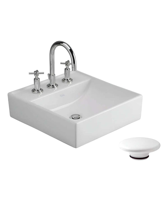 FERRUM TORI LAVATORIO CUADRA GRANDE 3AG L324 Y TAPON ZTSC