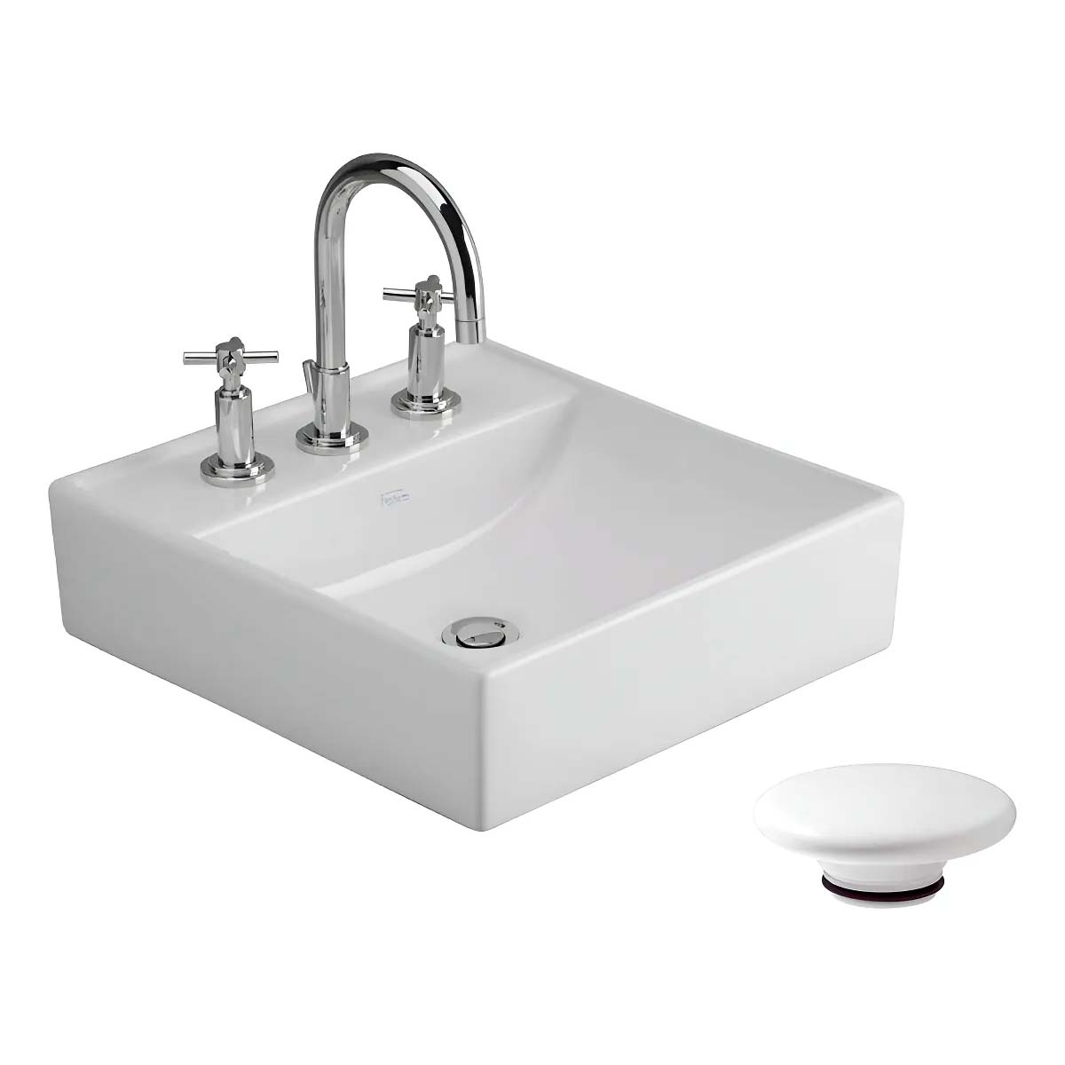 FERRUM TORI LAVATORIO CUADRA GRANDE 3AG L324 Y TAPON ZTSC