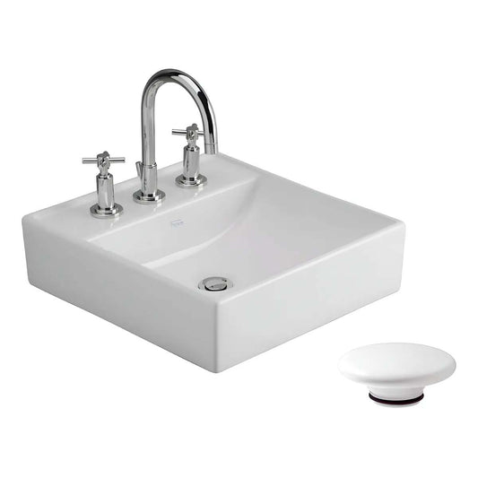 FERRUM TORI LAVATORIO CUADRA GRANDE 3AG L324 Y TAPON ZTSC