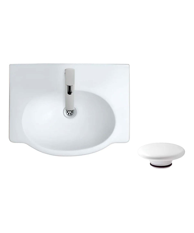 FERRUM LAVATORIO VENECIA DE 48CM L4V1J Y TAPON CERAMICO