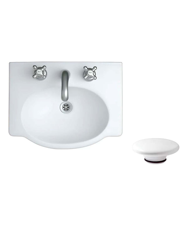 FERRUM LAVATORIO VENECIA DE 48 CM L4V3J-B Y TAPON ZTSC