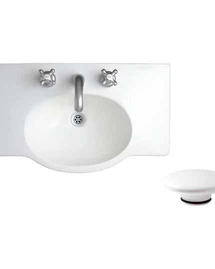 FERRUM LAVATORIO VENECIA DE 64CM L6V3J-B Y TAPON CERAMICO