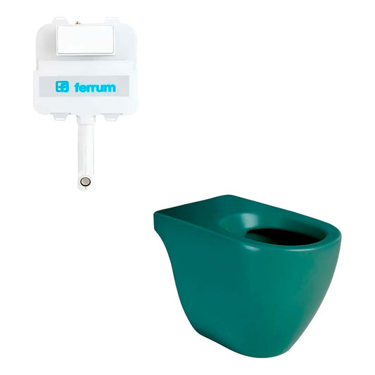 FERRUM FONTANA INODORO CORTO 4.5 LTS Y DEPOSITO EMBUTIR