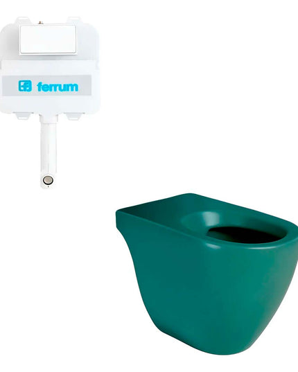 FERRUM FONTANA INODORO CORTO 4.5 LTS Y DEPOSITO EMBUTIR