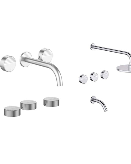 FV GRIP BAÑERA C/TRANSF LAVATORIO PARED Y BIDE CROMO